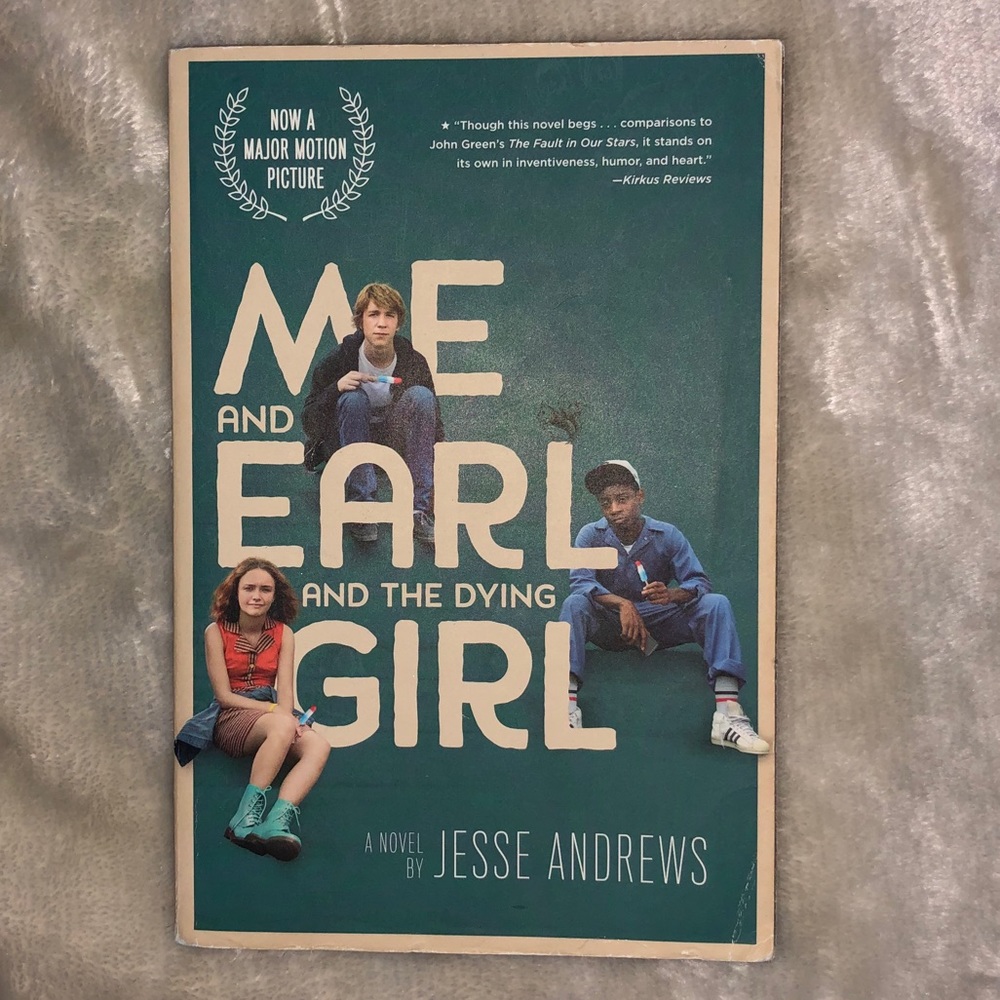 “me and earl and the dying girl” paperback book